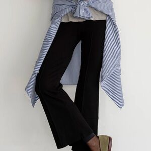 DONNI Black Boot Cut Flare Pants